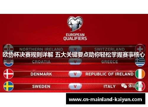 欧协杯决赛规则详解 五大关键要点助你轻松掌握赛事核心