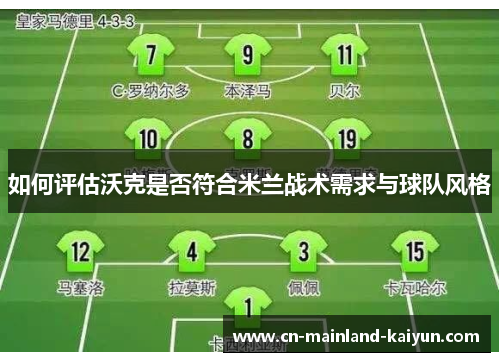 如何评估沃克是否符合米兰战术需求与球队风格