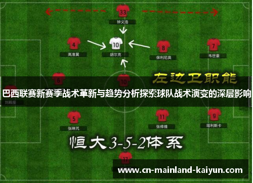 巴西联赛新赛季战术革新与趋势分析探索球队战术演变的深层影响 巴西联赛新赛季战术革新与趋势分析探索球队战术演变的深层影响